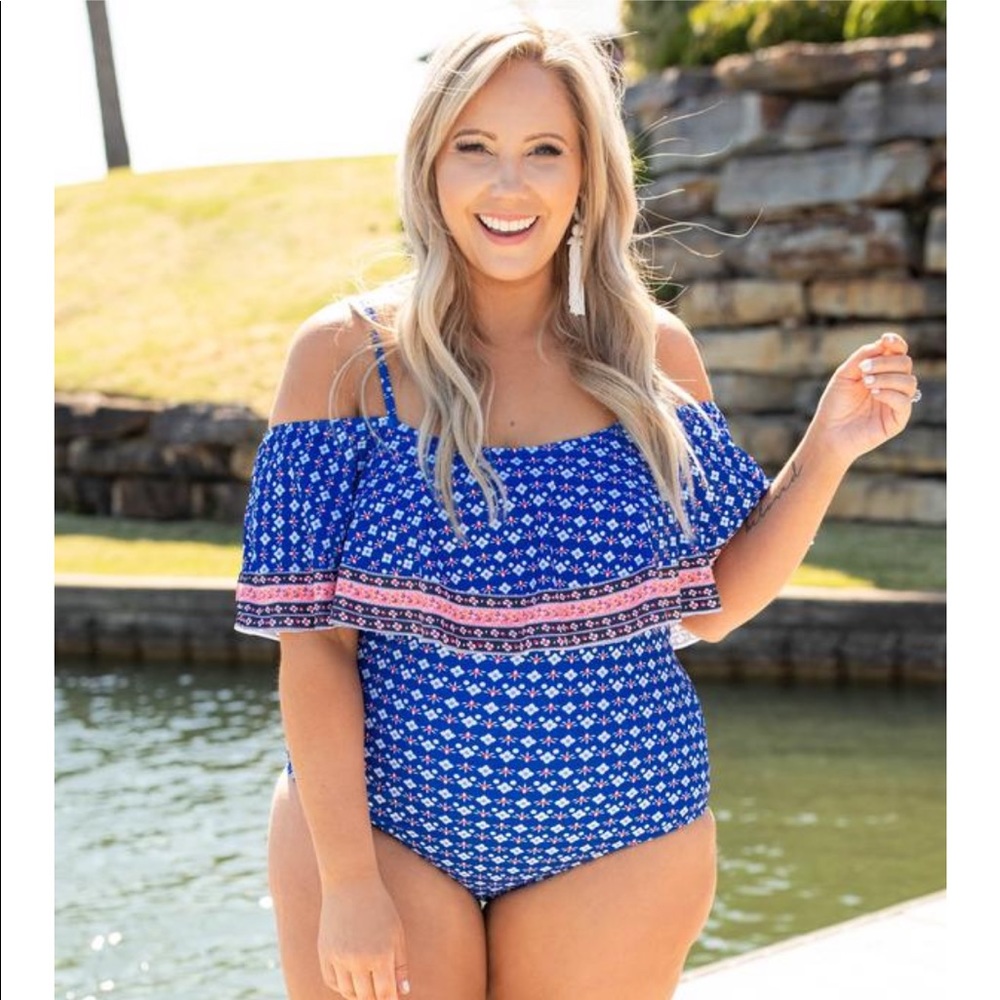 Meet me in Waikiki swimsuit Chic Soul size 1x